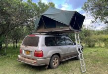 Hiring a Car with a Rooftop Tent in Uganda Rooftop Tent Rental